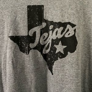 Tejas heather gray tee. 3xl
